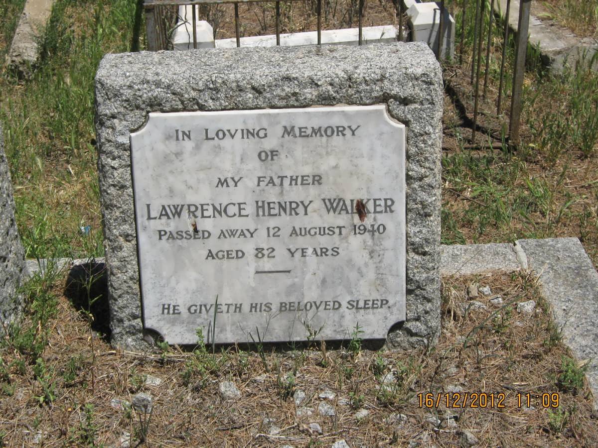 WALKER Lawrence Henry -1940