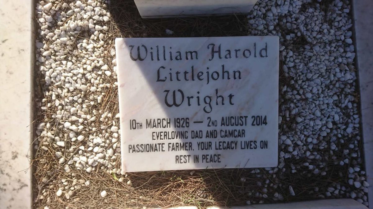 WRIGHT William Harold Littlejohn 1826-1914