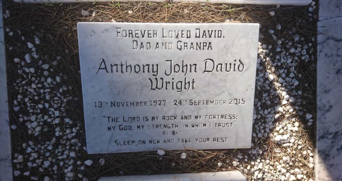 WRIGHT Anthony John David 1927-2015