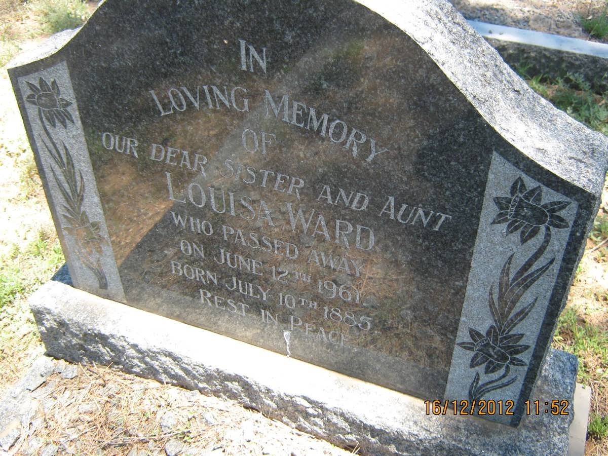 WARD Louisa 1885-1961