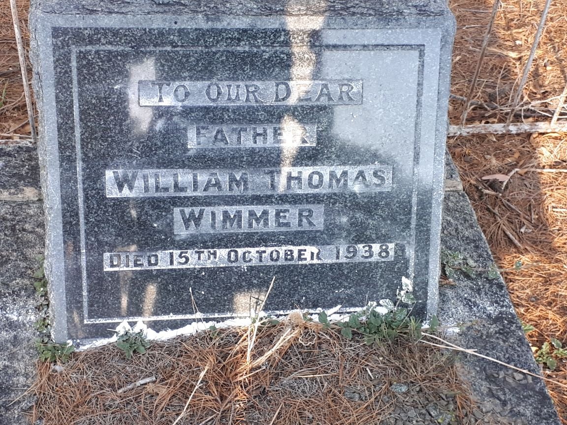 WIMMER William Thomas -1938