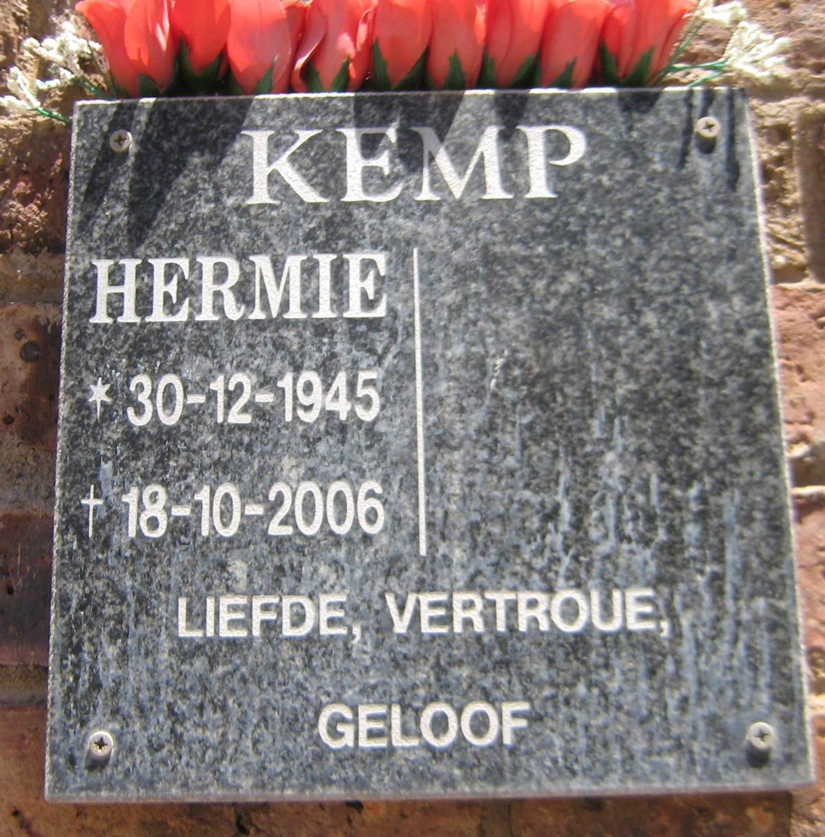 KEMP Hermie 1945-2006