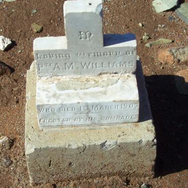 McWILLIAMS A. -1903