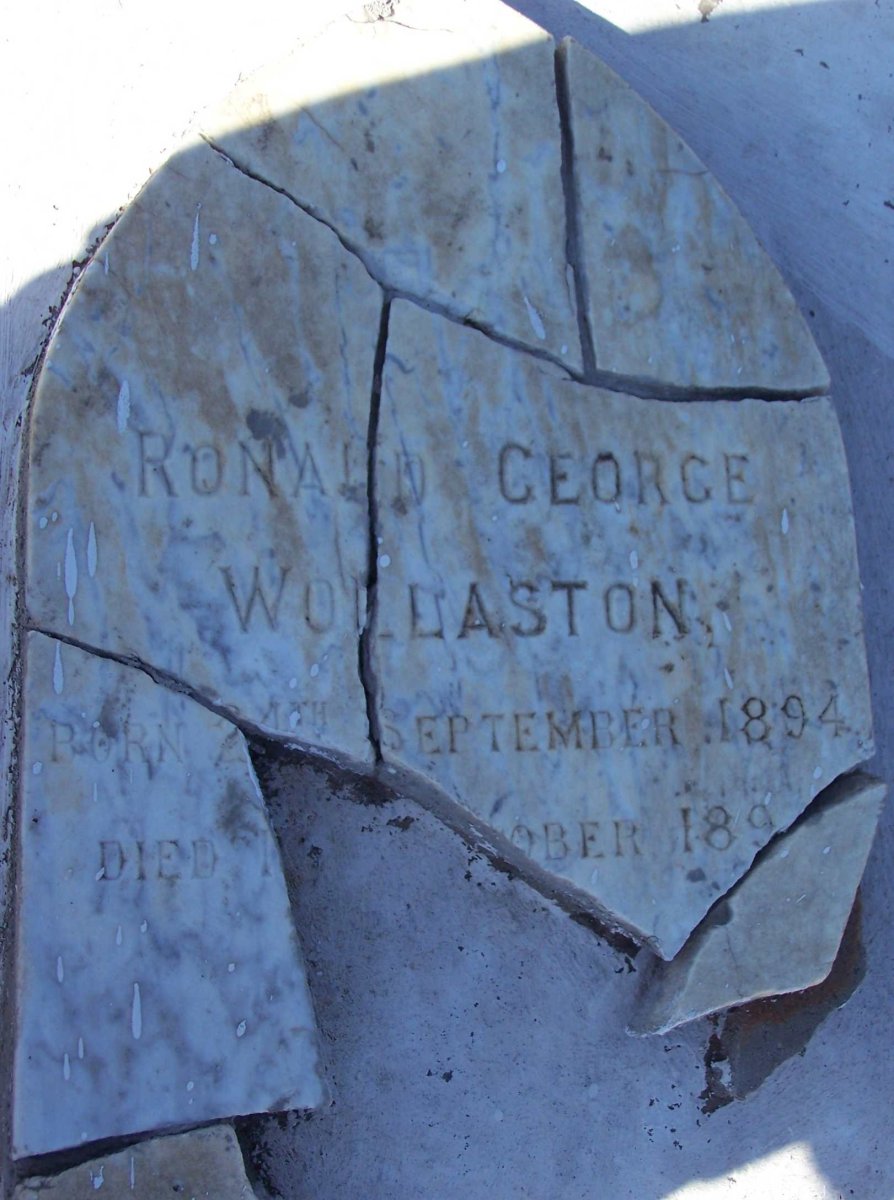 WOLLASTON Ronald George 1894-189?
