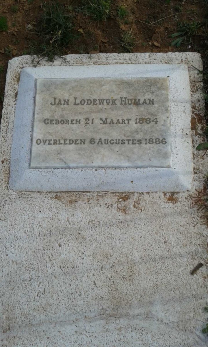 HUMAN Jan Lodewyk 1884-1886