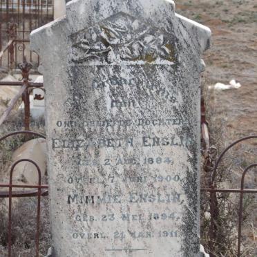 ENSLIN Elizabeth 1884-1894 :: ENSLIN Mimmie 1894-1911