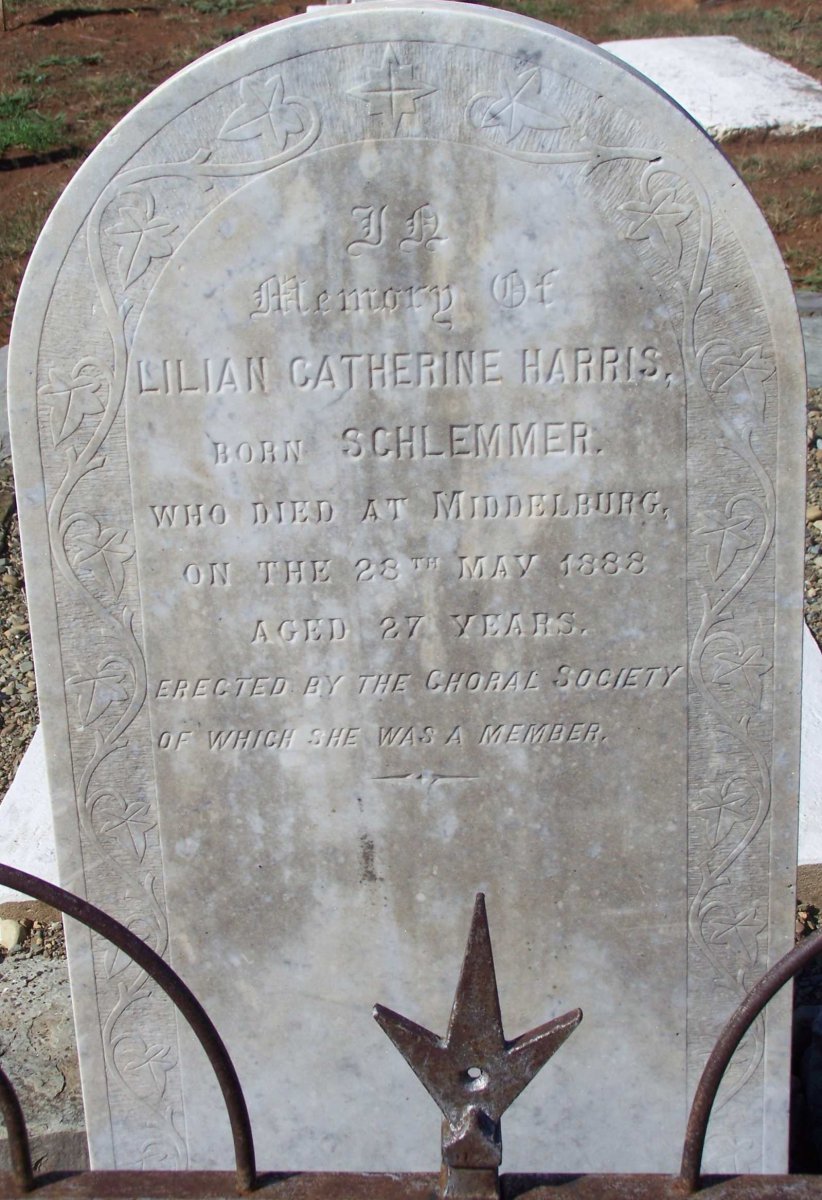 HARRIS Lilian Catherine nee SCHLEMMER -1888