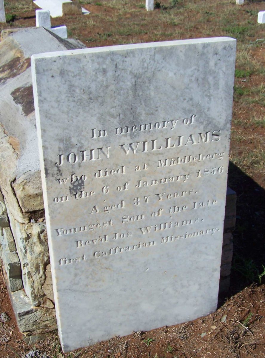 WILLIAMS John -1856