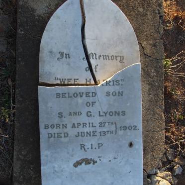 LYONS Harris 1902-1902