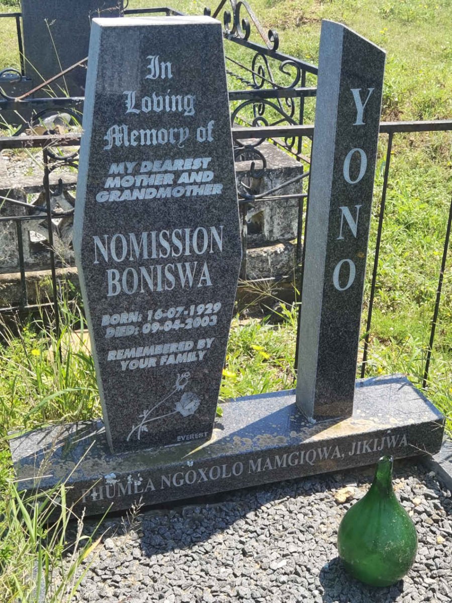 YONO Nomission Boniswa 1929-2003