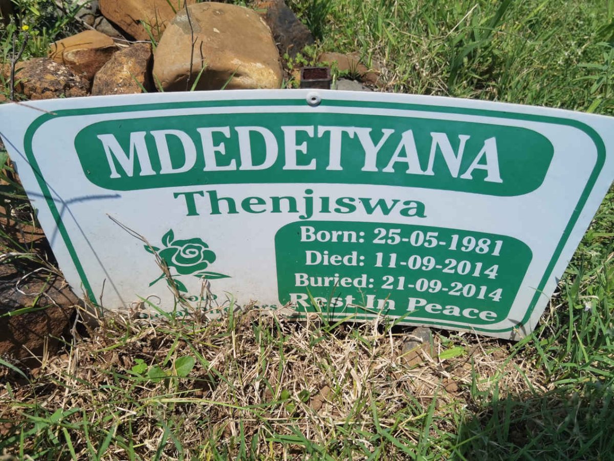 MDEDETYANA Thenjiswa 1981-2014