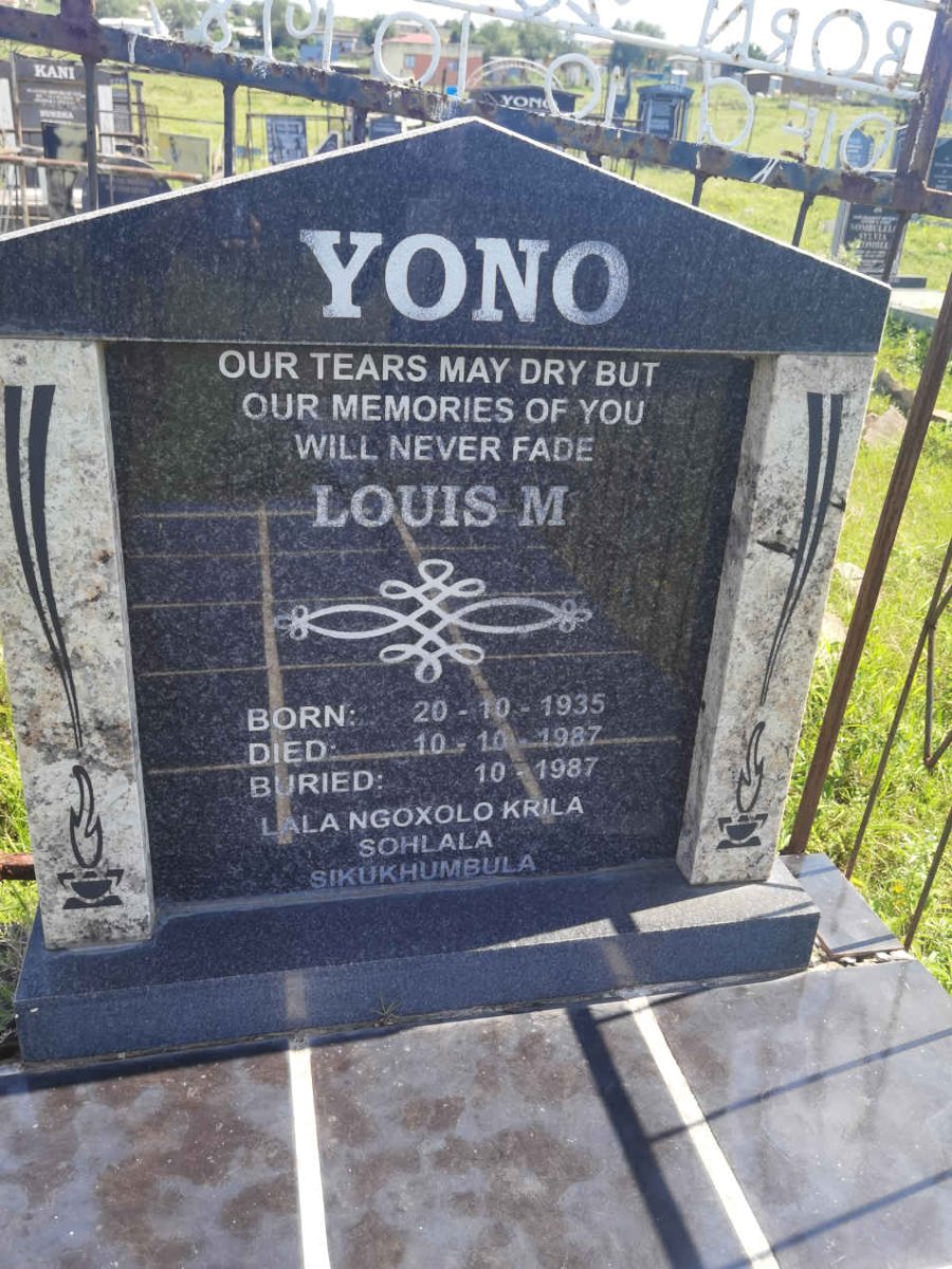 YONO Louis M. 1935-1987