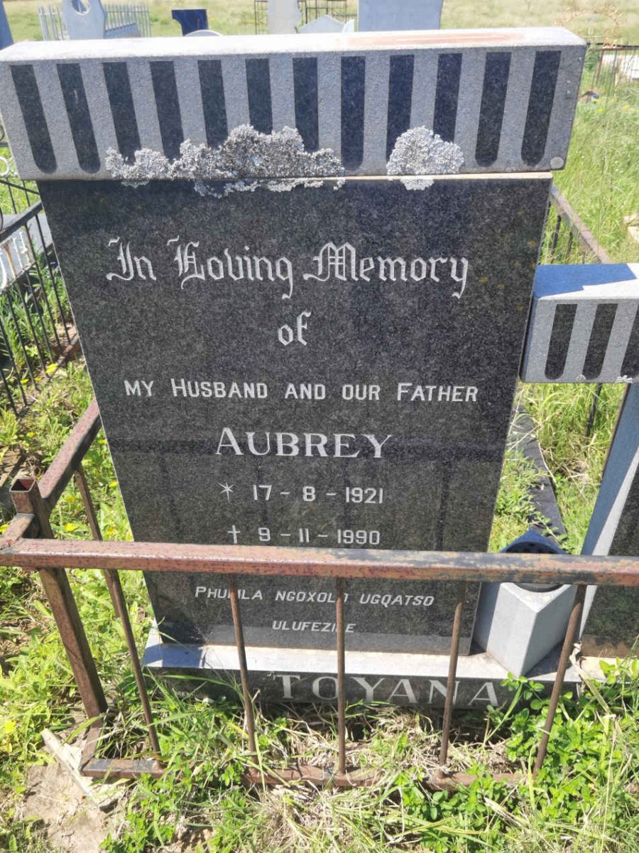 TOYANA Aubrey 1921-1990