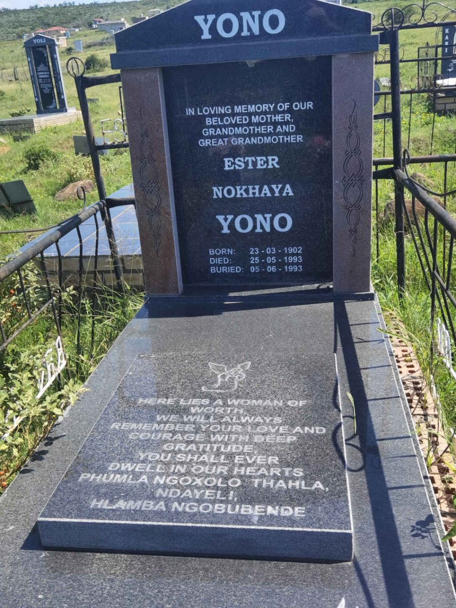 YONO Ester Nokhaya 1902-1993