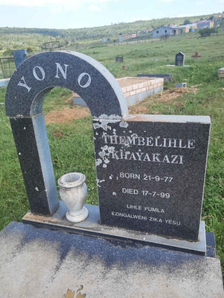 YONO Thembelihle Khayakazi 1977-1999