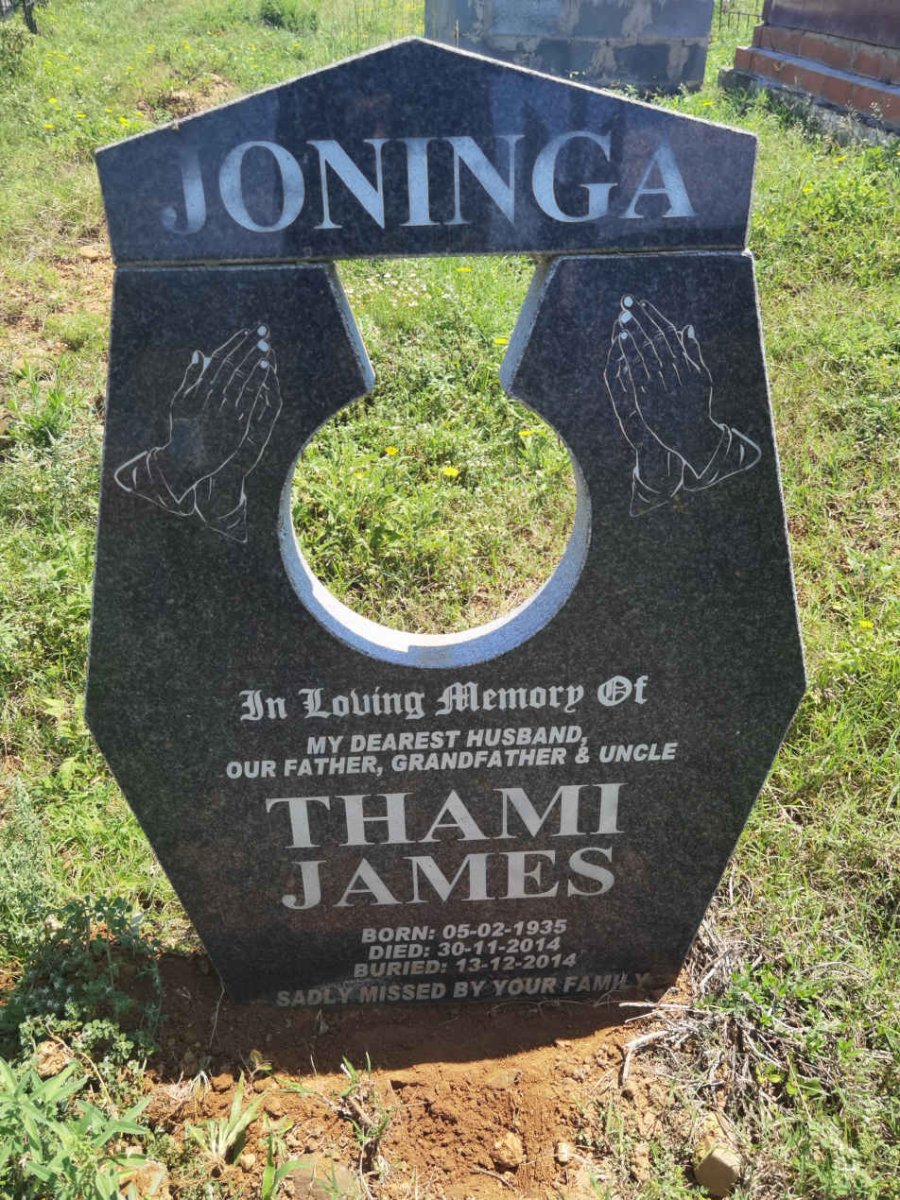 JONINGA Thami James 1935-2014