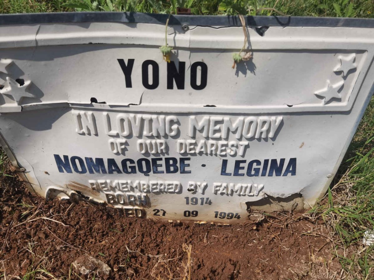 YONO Nomagqebe Legina 1914-1994
