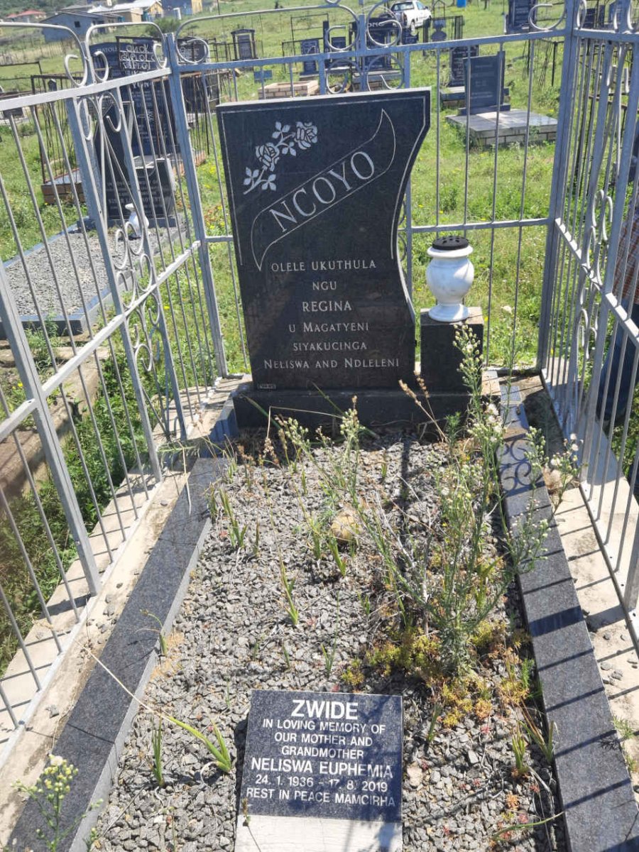 NCOYO Regina :: ZWIDE Neliswa Euphemia 1936-2019