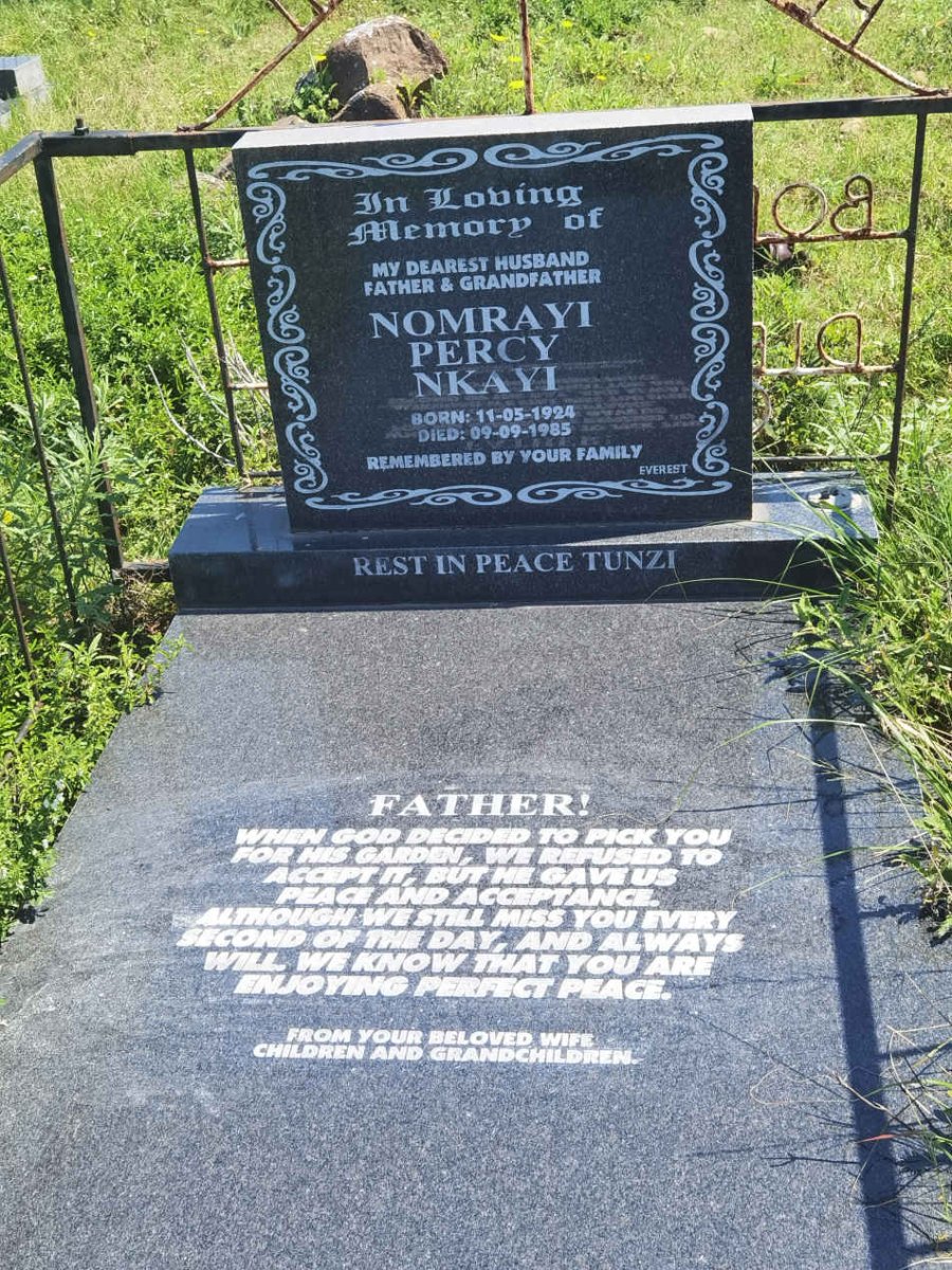 NKAYI Nomrayi Percy 1924-1985