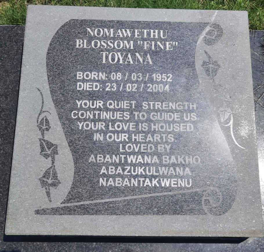 TOYANA Nomawethu Blossom 1952-2004