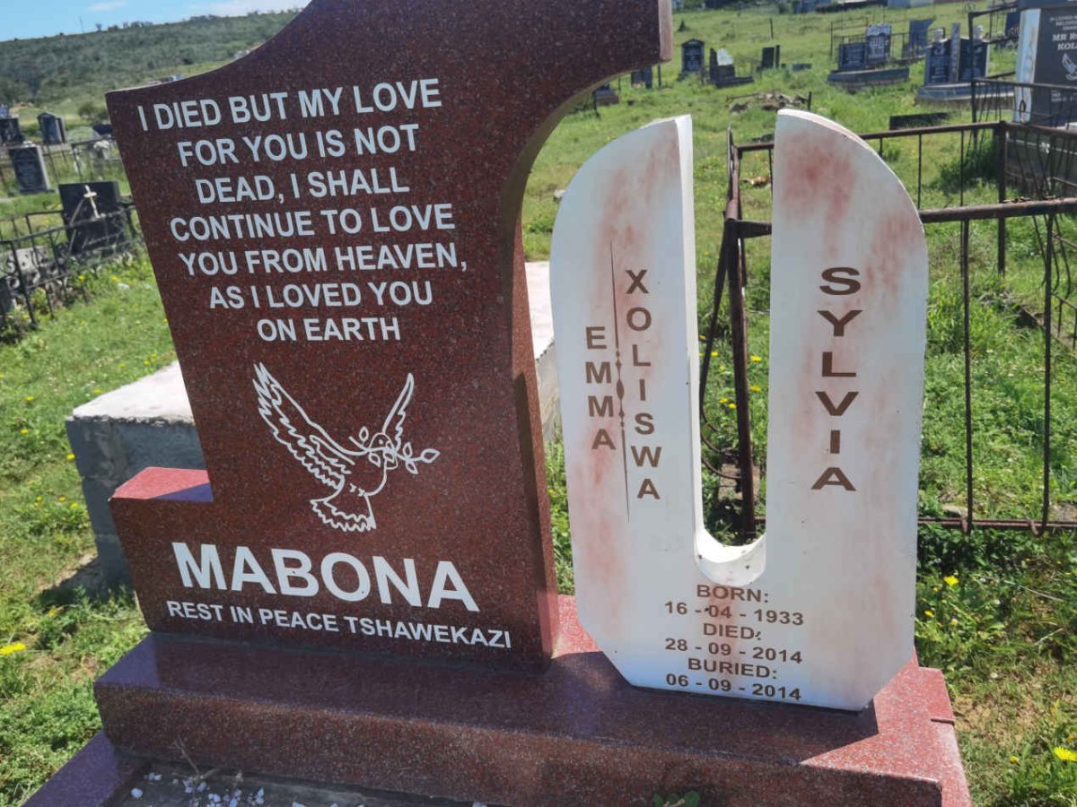 MABONA Emma Xoliswa Sylvia 1933-2014