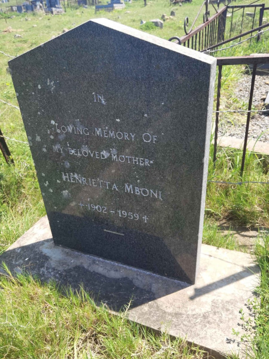 MBONI Henrietta 1902-1959