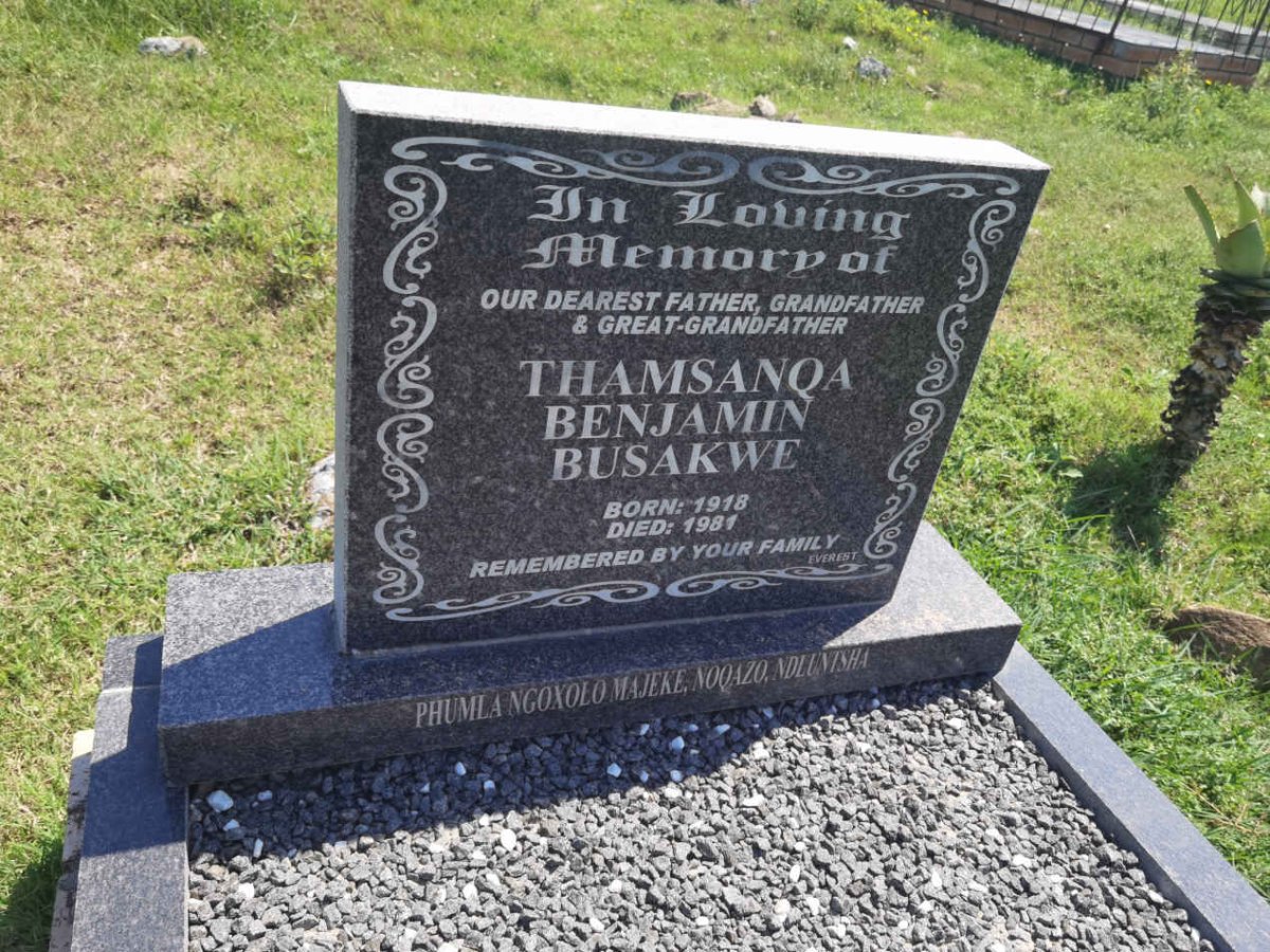 BUSAKWE Thamsanqa Benjamin 1918-1981