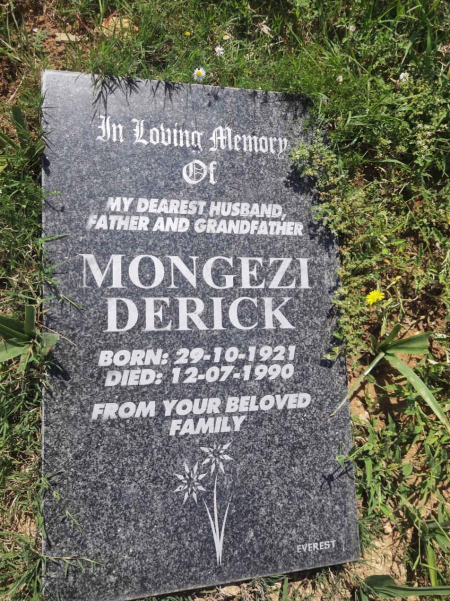 MONGEZI Derick 1921-1990