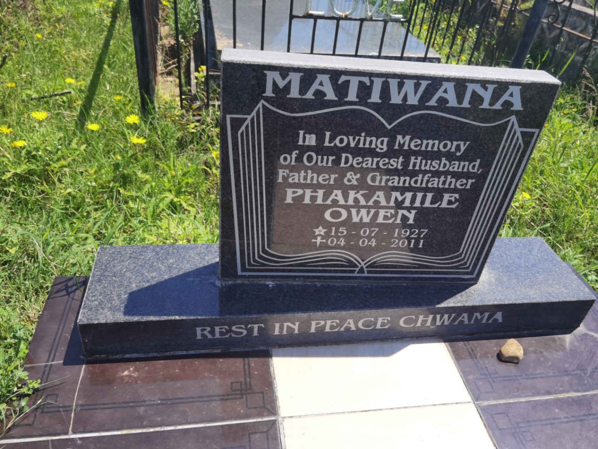 MATIWANA Phakamile Owen 1927-2011