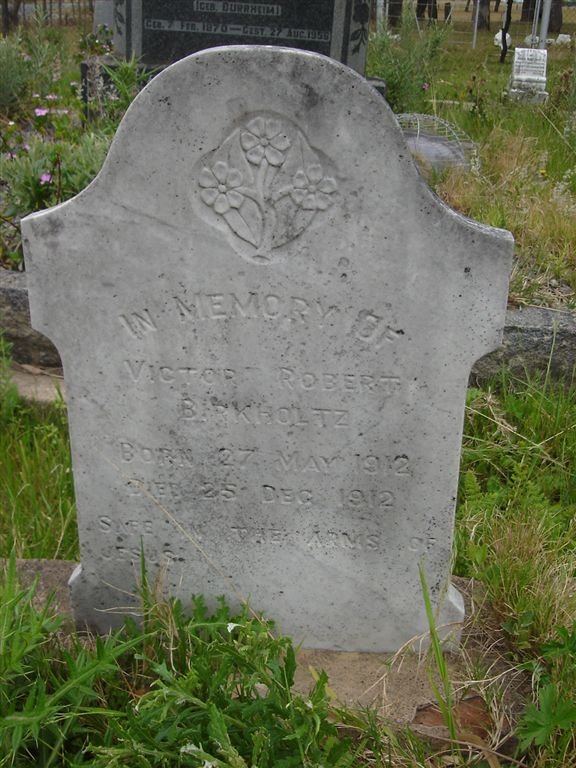 BIRKHOLTZ Victor Robert 1912-1912