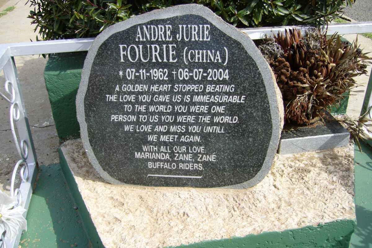 FOURIE André Jurie 1962-2004