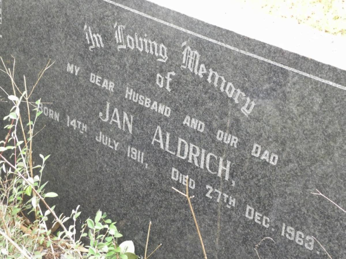 ALDRICH Jan 1911-1963