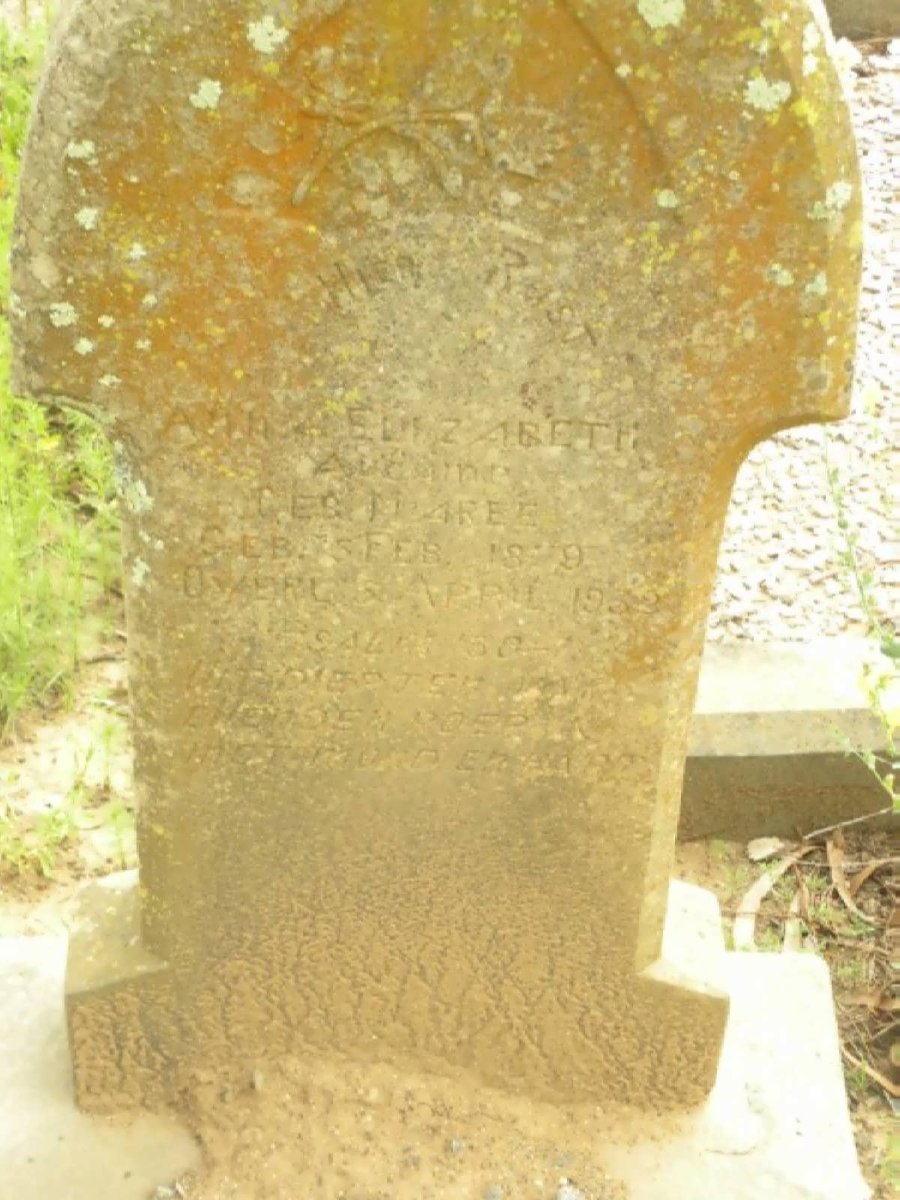 AUCAMP Anna Elizabeth nee MAREE 18?9-1932