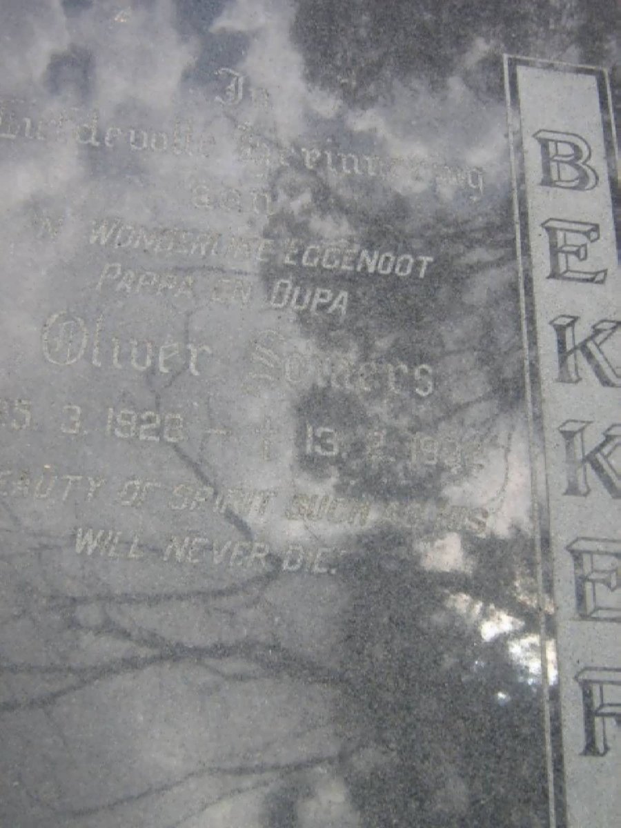 BEKKER Oliver Somers 1928-19??