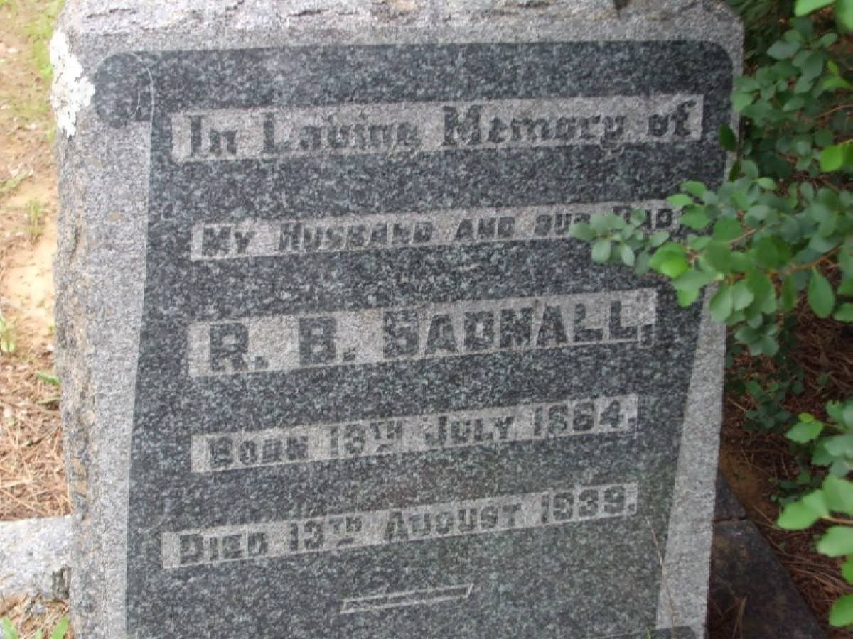 BADNALL R.B. 1864-1939