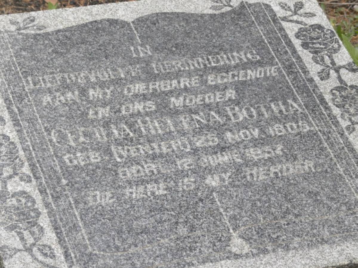 BOTHA Cecilia Helena nee VENTER 1806-195?