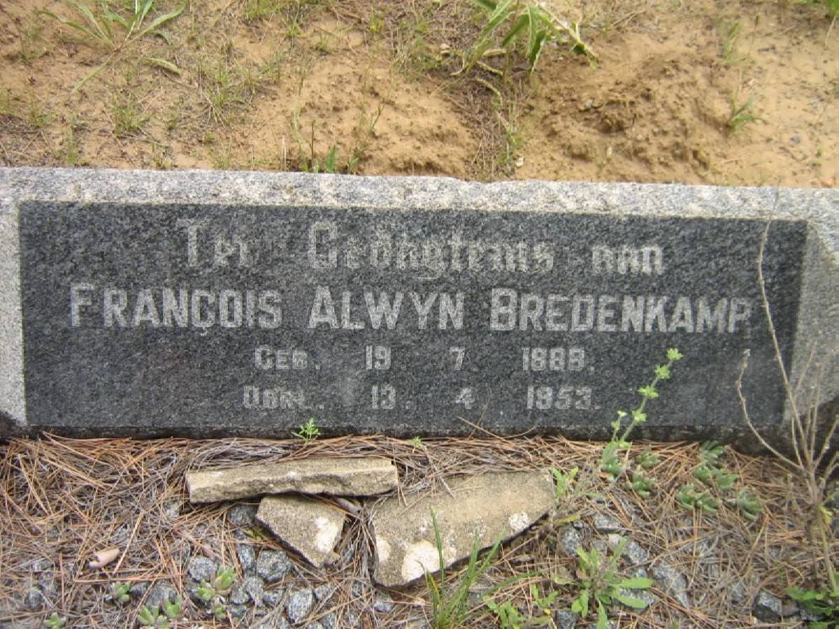BREDENKAMP Francois Alwyn 1888-1953