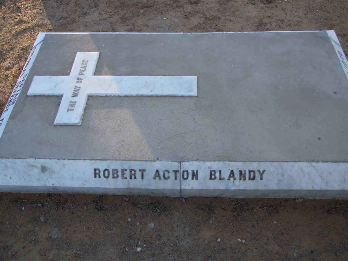 BLANDY Robert Acton 1870-1901