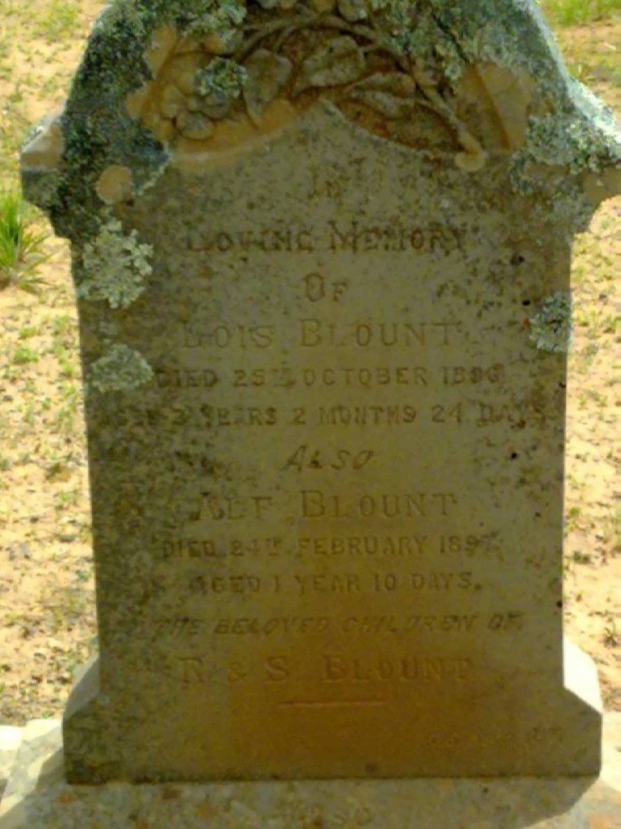 BLOUNT Lois -1896 :: BLOUNT Alf -1897