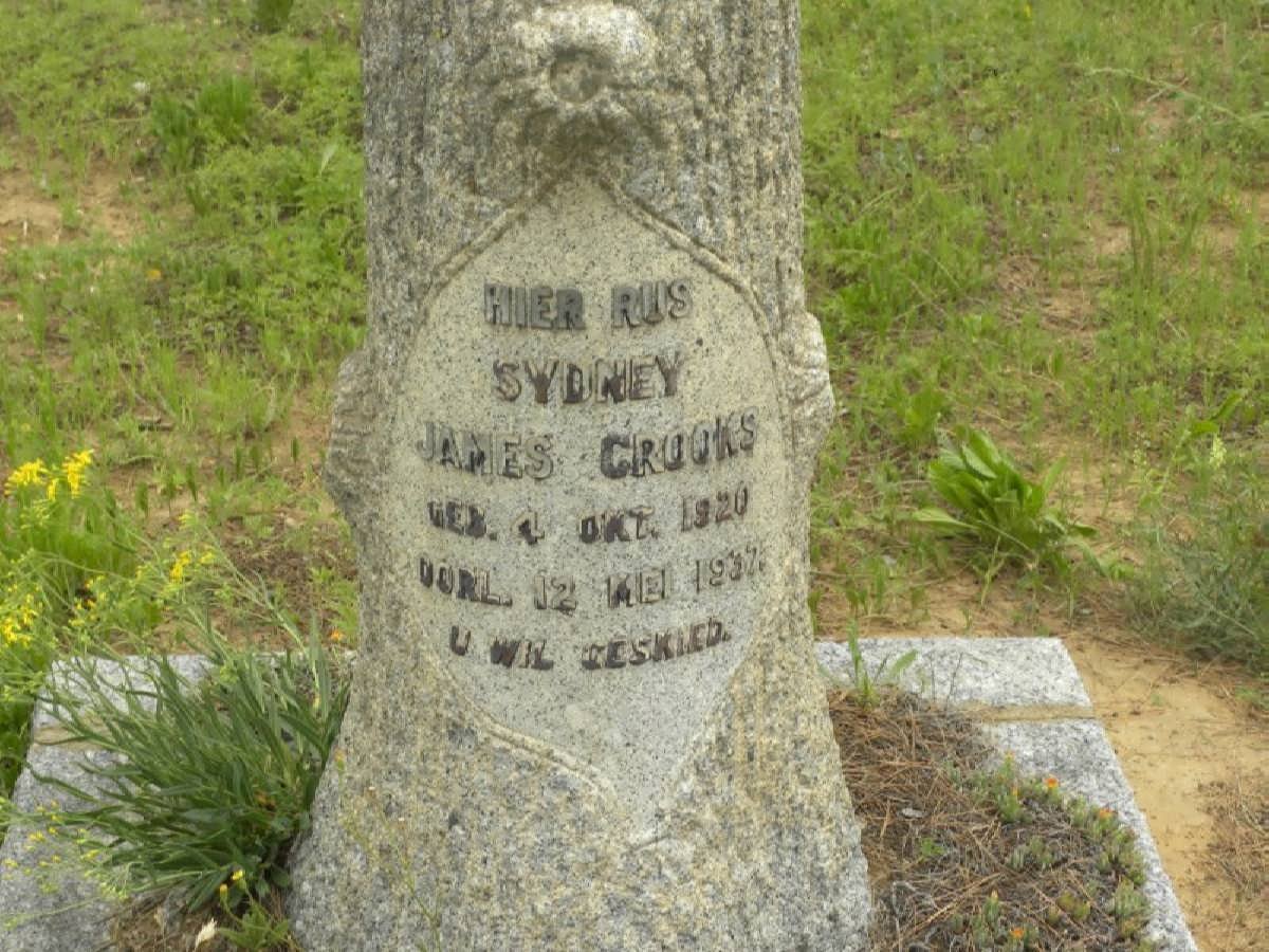CROOKS Sydney James 1920-1937