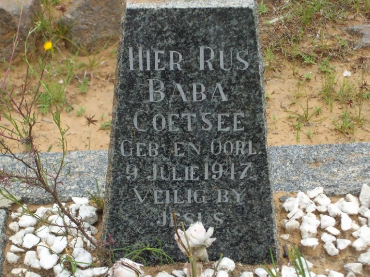 COETSEE Baba 1947-1947