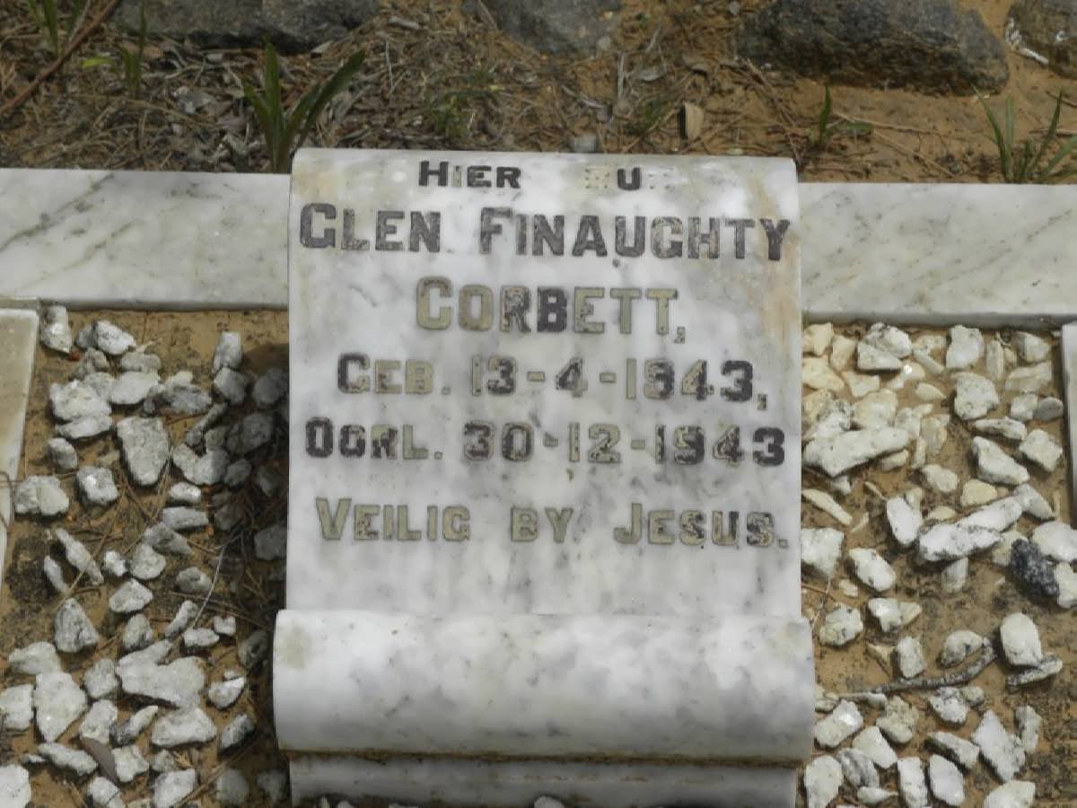 CORBETT Glen Finaughty 1943-1943
