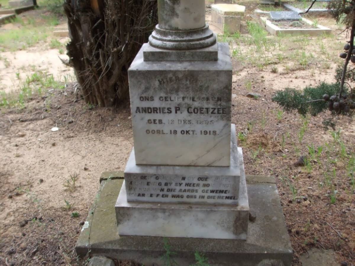 COETZEE Andries P. 1895-1918