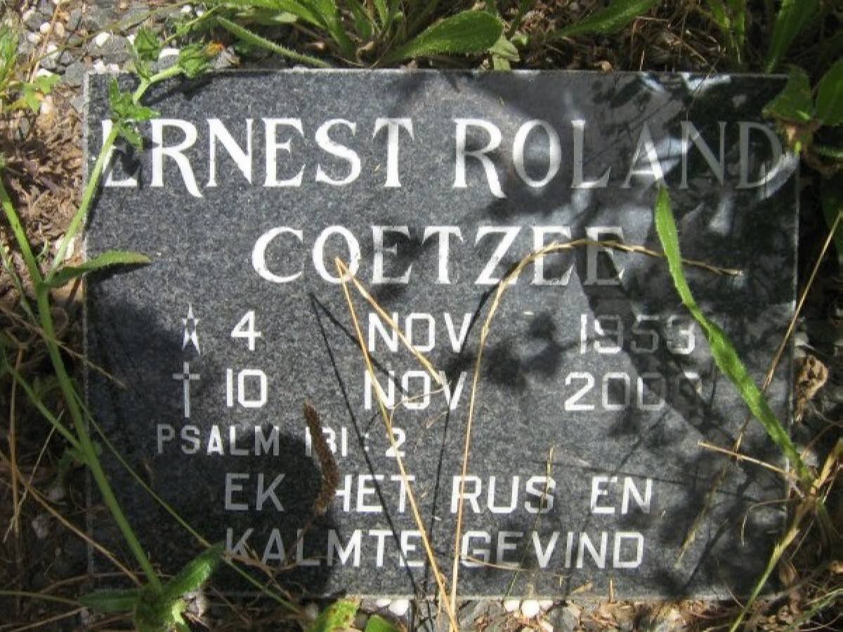 COETZEE Ernest Roland 1953-2000