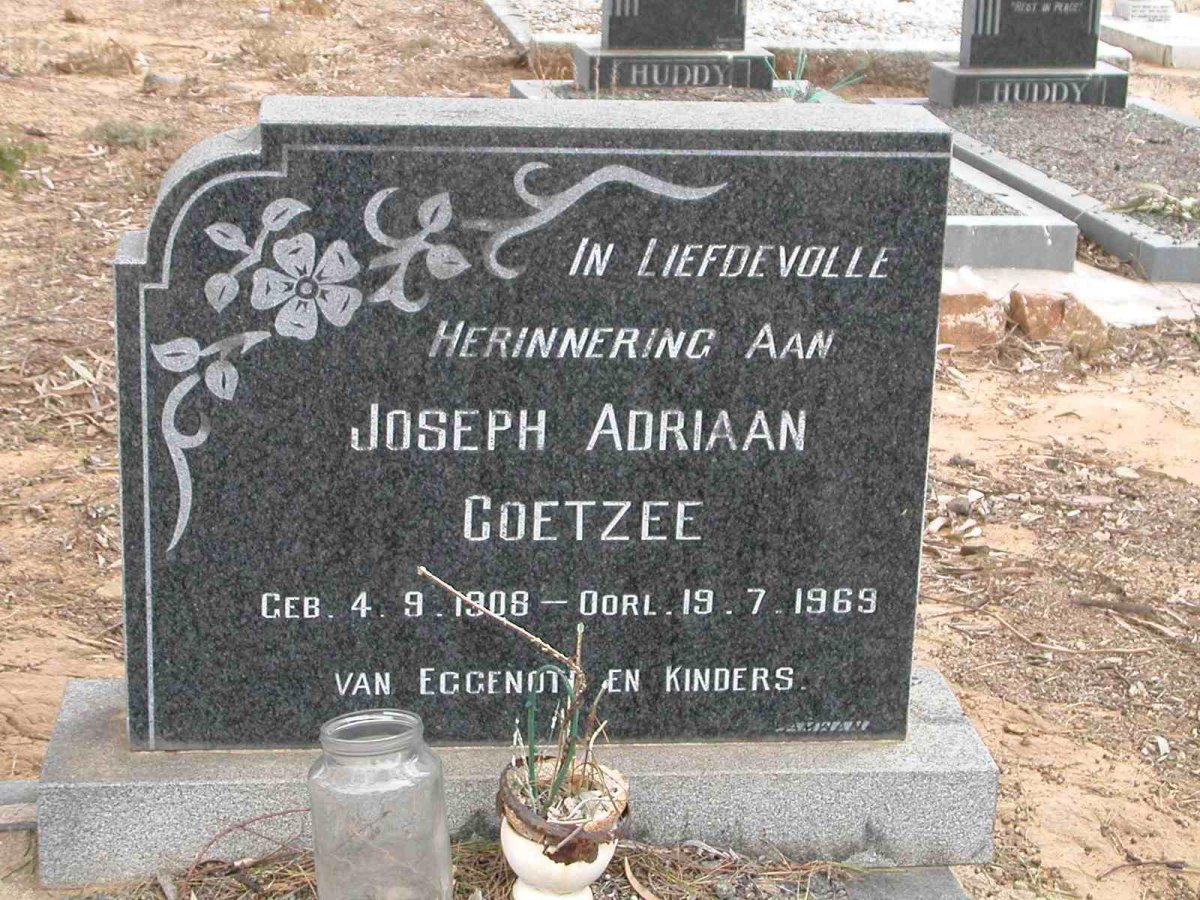 COETZEE Joseph Adriaan 1908-1969