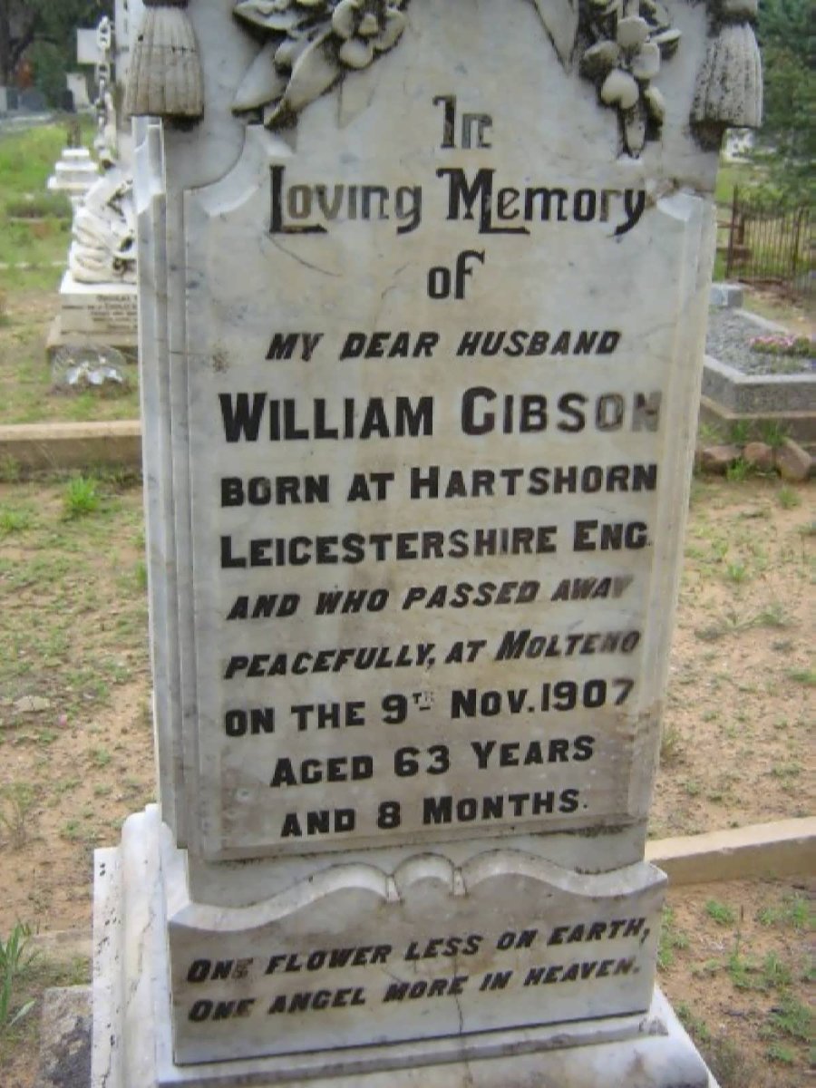 GIBSON William -1907