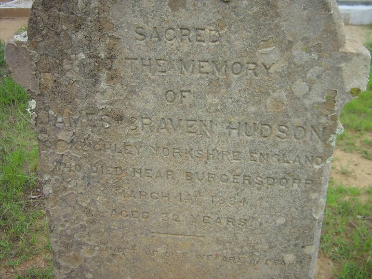 HUDSON James Craven -1884