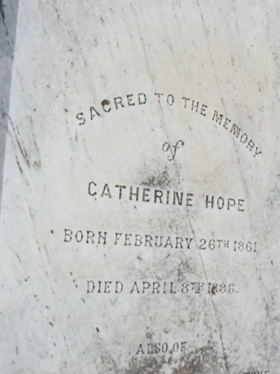 HOPE Catherine 1861-1886