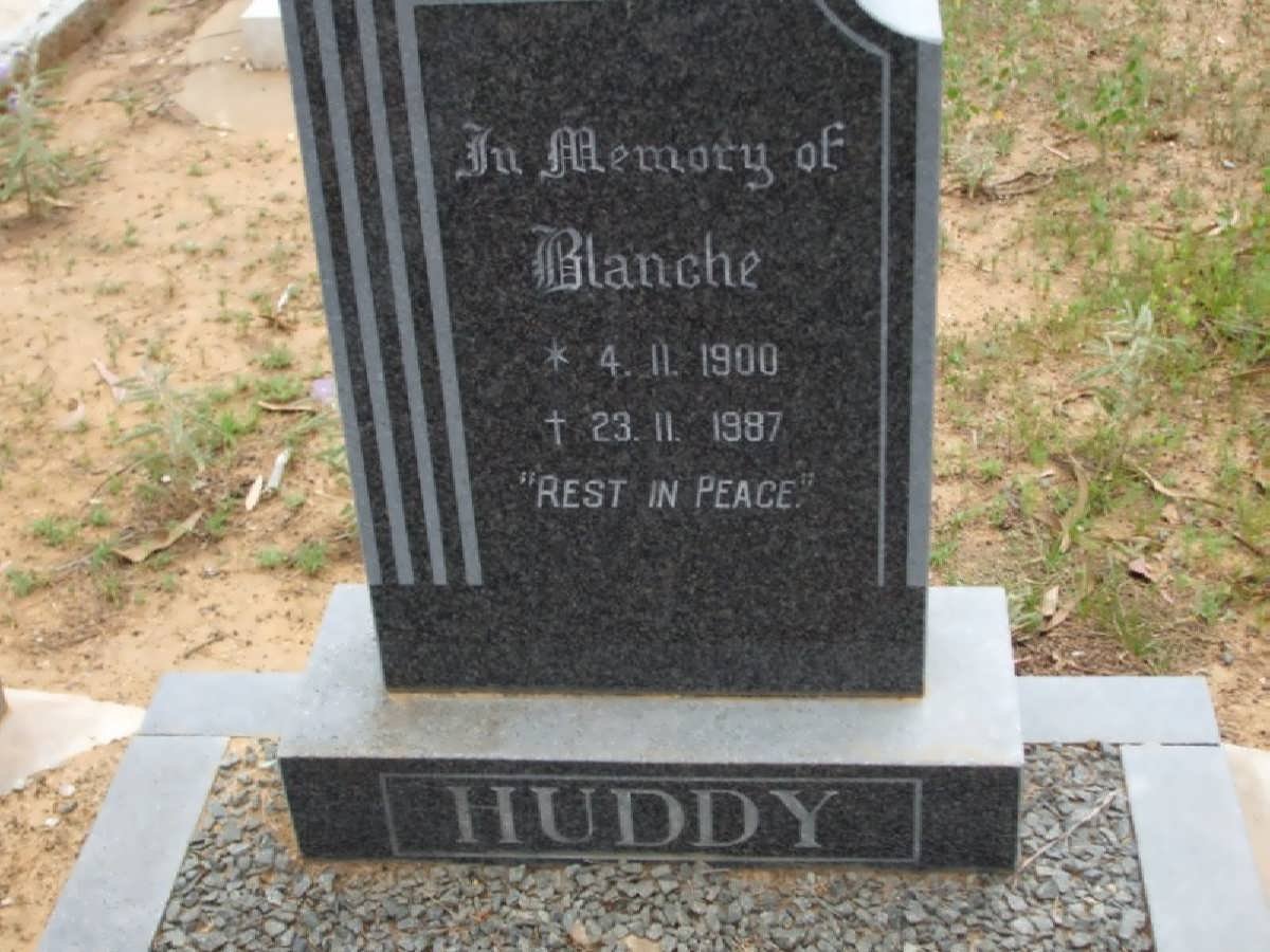 HUDDY Blanche 1900-1987