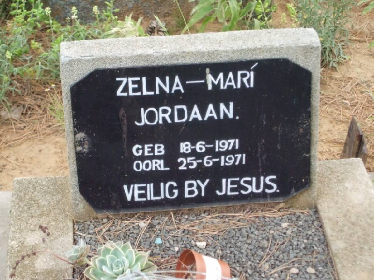 JORDAAN Zelna-Mari 1971-1971